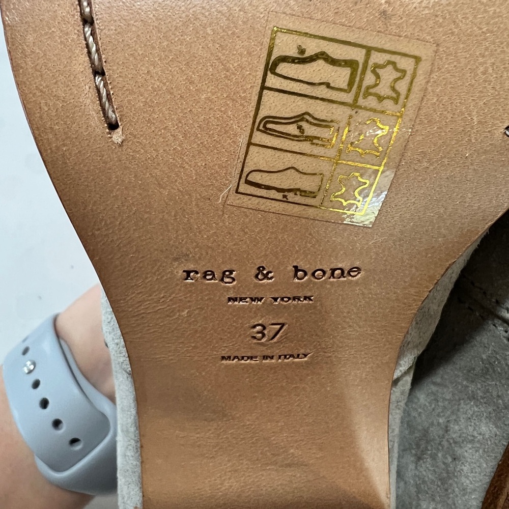 Rag & Bone Suede Myra Open Toe Bootie - image 6